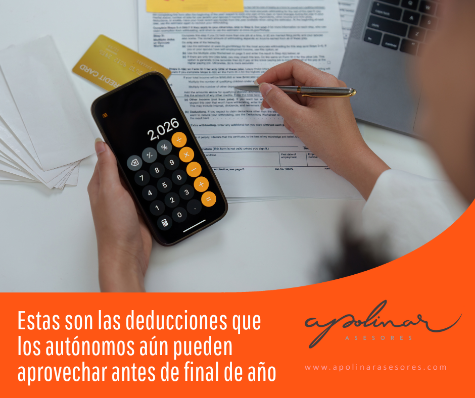 Estas son las deducciones que los autónomos aún pueden aprovechar antes ...